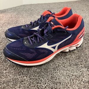 Mizuno Wave Rider 21 Women’s Size 10.5 Running Shoes Blue Sneakers